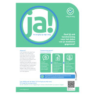 Volgjezorg A2 poster Ja! Ik wil grip op mijn zorg